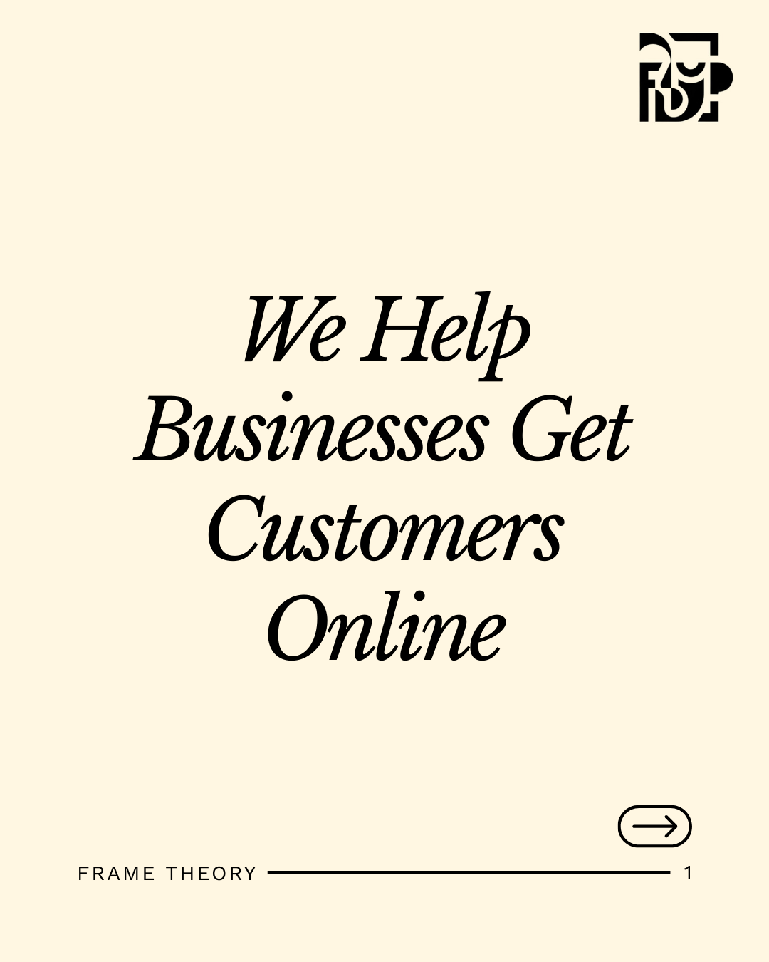 Frame Theory Digital Marketing Agency Brand Creatives