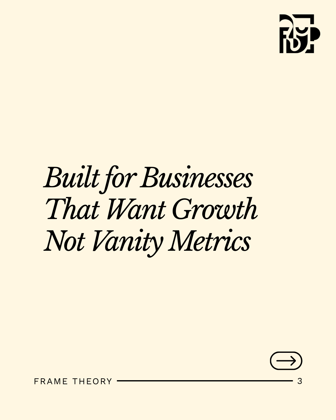 Frame Theory Digital Marketing Agency Brand Creatives